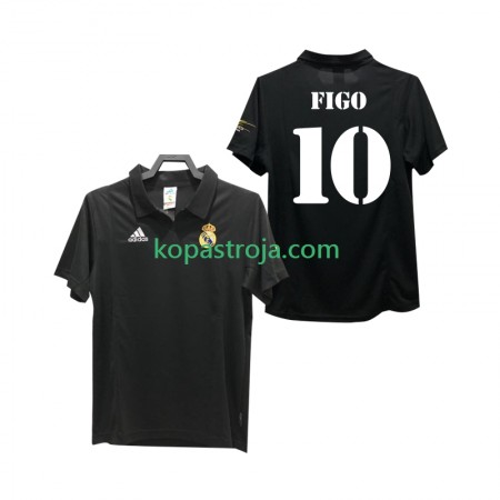 Billiga Fotbollströjor Real Madrid FIGO 10 2003 Retro Borta tröja 2002 Kortärmad